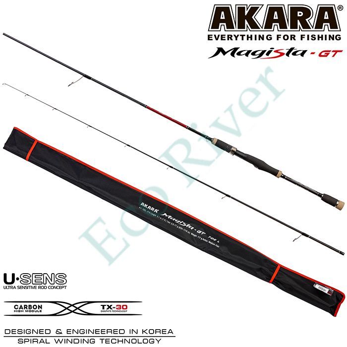 Спиннинг Akara Magista GT 2.1м 2.5-11г 702L-210